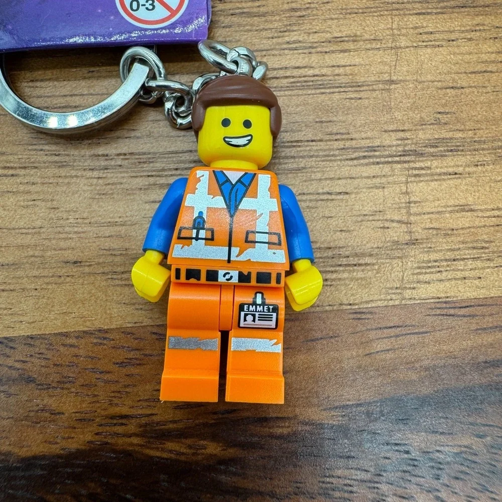 LEGO 853867 Emmet The Lego Movie 2 Keychain/Keyring - Brand New With Tag